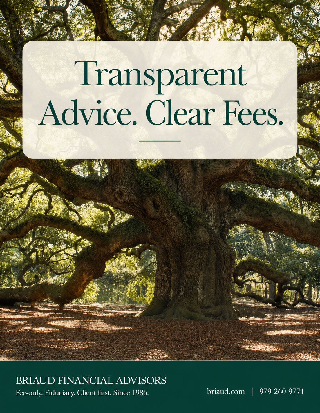 Fee-Only Fiduciary Briaud Fee Structure Fee-Only Fiduciary Briaud Fee Structure